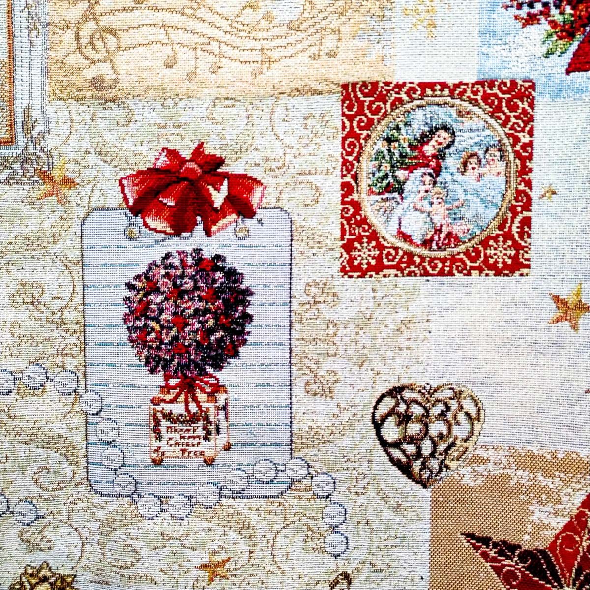 Гобеленова тканина 8705 новорічна - Зображення 4