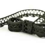 Мереживо 75428 021, темно-оливкове