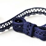 Мереживо 75428 074, темно-синє