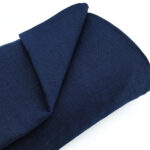 Лляна тканина 4с33/1367 темно-синя, костюмна - Зображення 2
