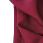 Лляна тканина 4с33/1368 бордо, костюмна - Зображення 2