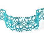 Мереживо 75238 368, аквамарин, 51 мм