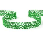 Мереживо 75395 183, зелене, трав'яне, 16 мм - Зображення 2