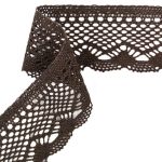 Мереживо 75414 065, коричневе, 55 мм - Зображення 3