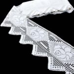 Мереживо 75058 000, біле,120 мм