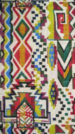 Гобелен 76 бежевий геометричний