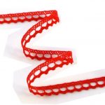 Мереживо 75397 013, червоний, 09 мм