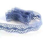 Мереживо 75416 016, блакитний, волошковий, 27 мм