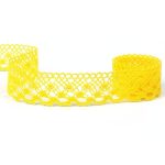 Мереживо 82222 181, жовте, 21 мм