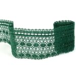 Мереживо 82240 073, темно-зелене, 50 мм