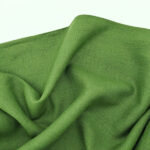 Лляна тканина 09с52/372 темно-зелена, скатертинна - Зображення 2