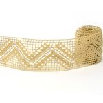 Мереживо 75052 075, карамель, 63 мм