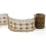 Мереживо 75076 185, темно-бежевий, 53 мм