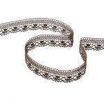 Мереживо 75079 065, коричневий, 19 мм