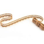 Мереживо 75099 096, світло-коричневий, 18 мм