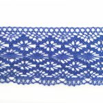 Мереживо 75188 016, синє,100 мм