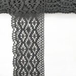 Мереживо 75188 398, сіре,100 мм