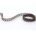 Мереживо 82195 065, коричневий, 10 мм