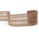 Мереживо 82240 185, темно-бежевий, 50 мм
