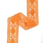 Мереживо 75249 182, помаранчевий, 48 мм