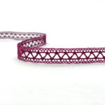 Мереживо 75526 018, фіолетовий, сливовий, 11 мм