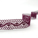 Мереживо 75577 018, фіолетовий, сливовий, 25 мм