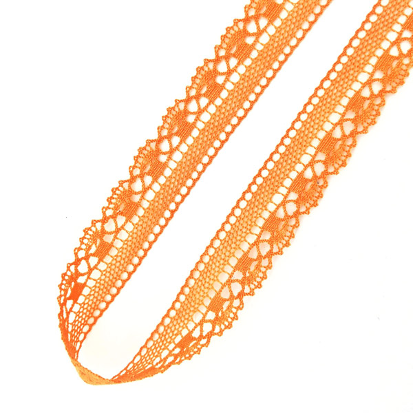 81017-182 Мереживо 81017 182, помаранчевий, 19 мм - Зображення 1