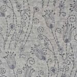 Тканина декоративна напівлляна жакардова 14с294/305/1 квітковий орнамент, для штор
