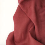 Лляна тканина 05с212/1358, сорочкова, гранатова - Зображення 2