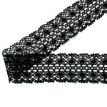 Мереживо 82309 100, чорне, 42 мм - Зображення 2