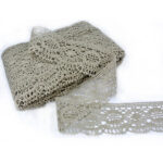 Мереживо 82339 21396, льон сірий, 58 мм - Зображення 2