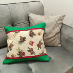 Новорічна декоративна наволочка на подушку NP21