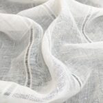 Натуральна тюль для гардин 16с79 0/101 у тонку смужку - Зображення 3