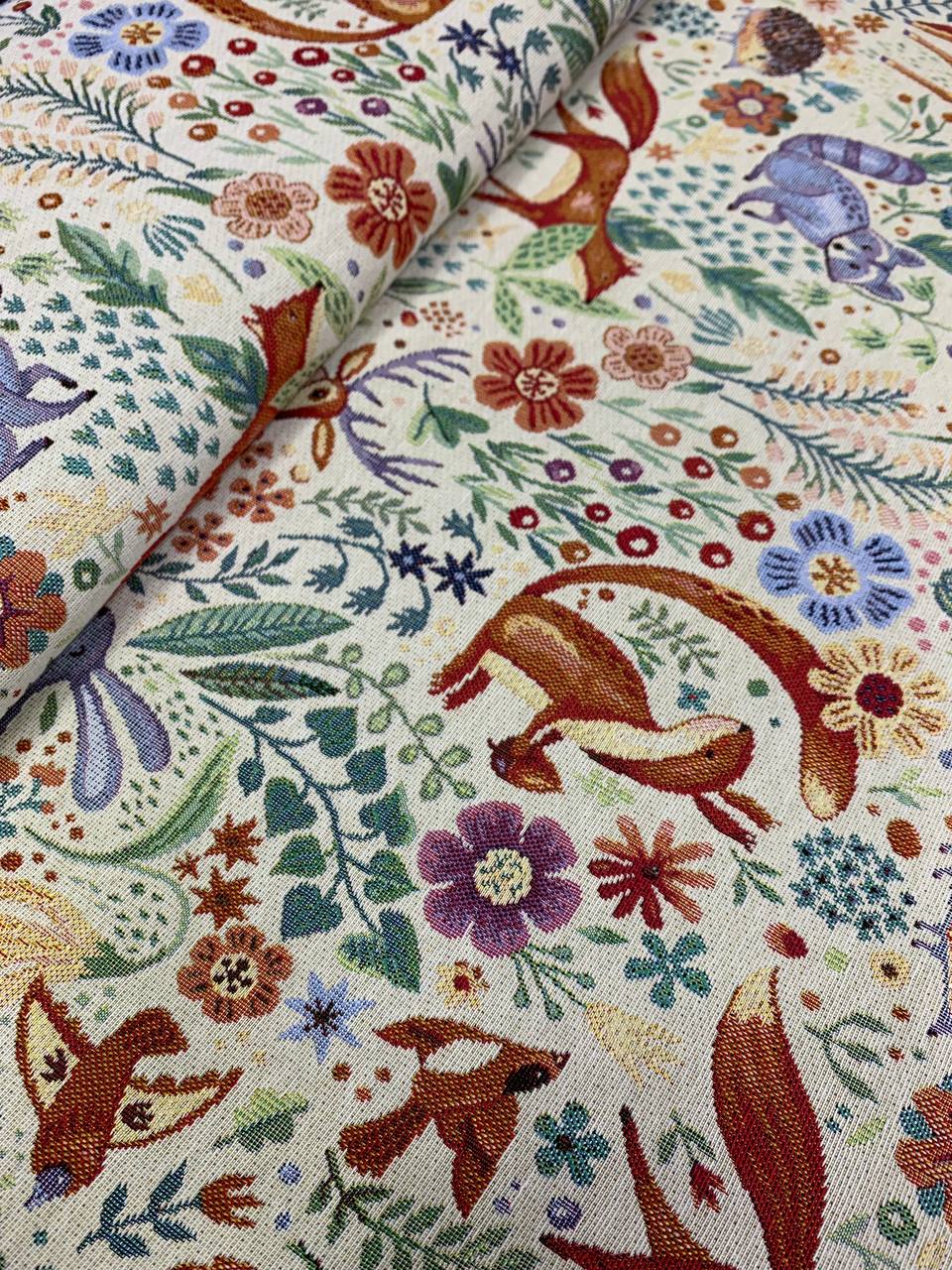 photo_2022-10-15_18-11-54 Гобеленова тканина 0В39/140 Звірята - Зображення 1