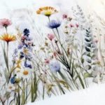 Тканина Белфаст Дикий Луг Belfast 3609/90004 Wild Meadow, Zweigart - Зображення 2